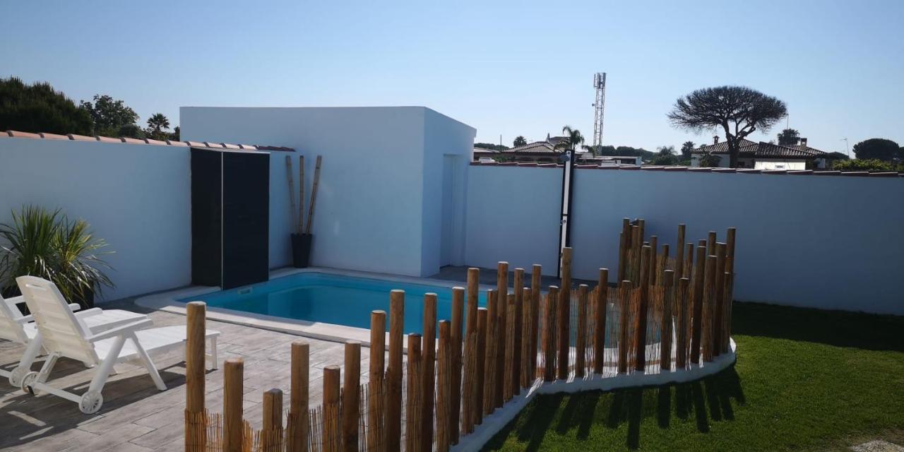 Palapa Beach , Chalet Con Piscina Privada Y Muy Cerca Del Mar Villa Chiclana de la Frontera Exteriör bild